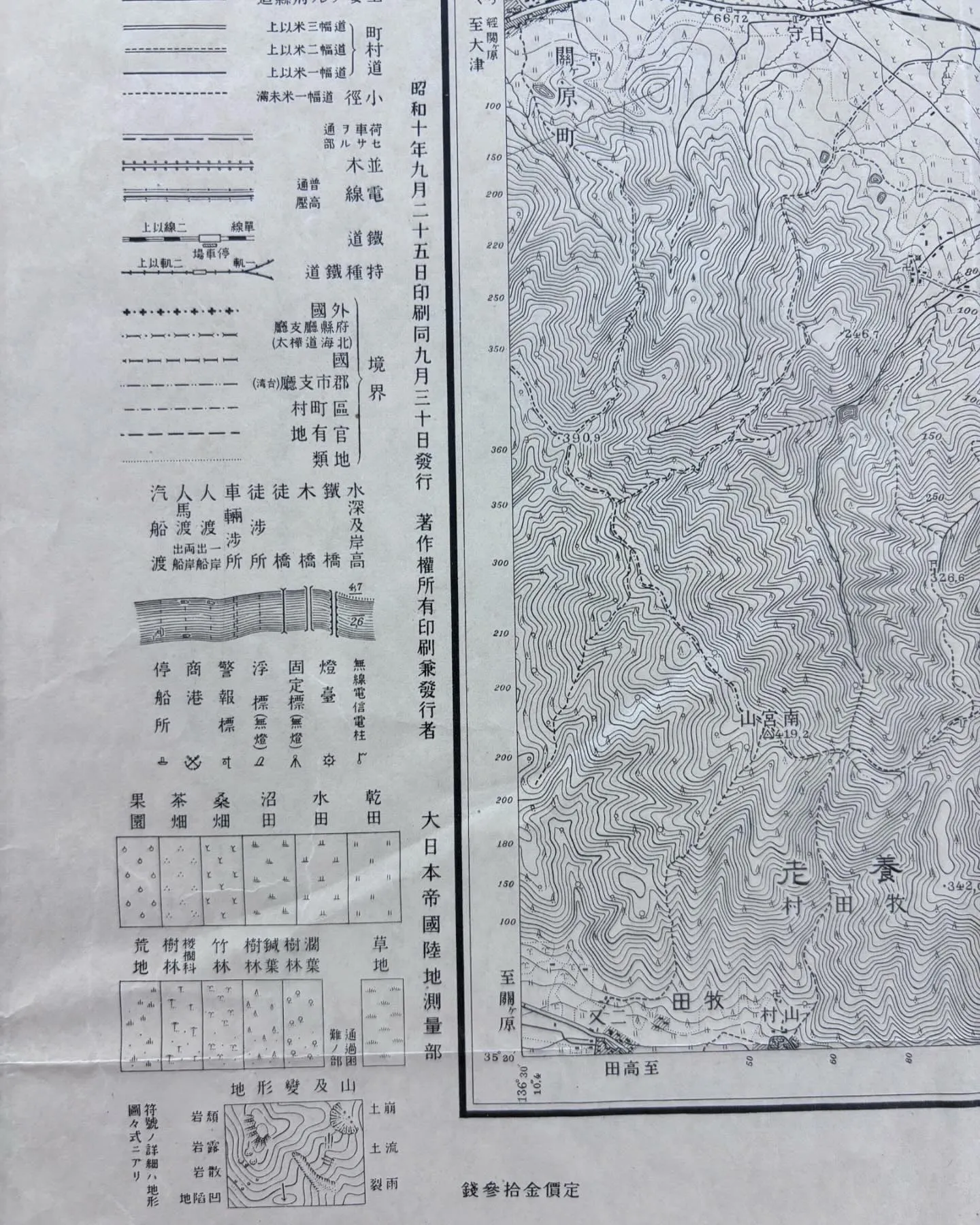 古いもの好きな自分に叔父がくれた、大垣西部から垂井町までの新...