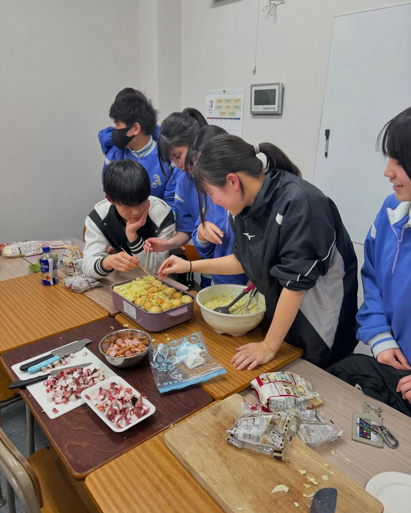 中2のタコパ🐙