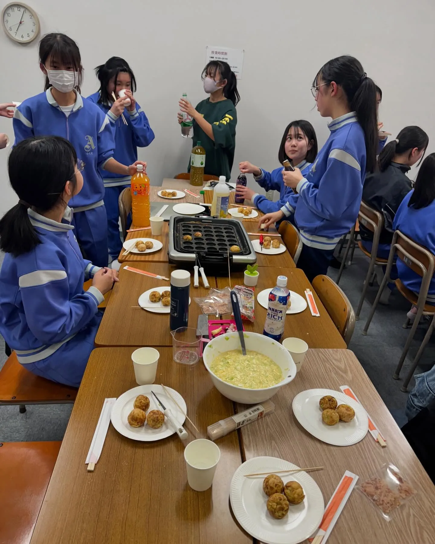 中2のタコパ🐙