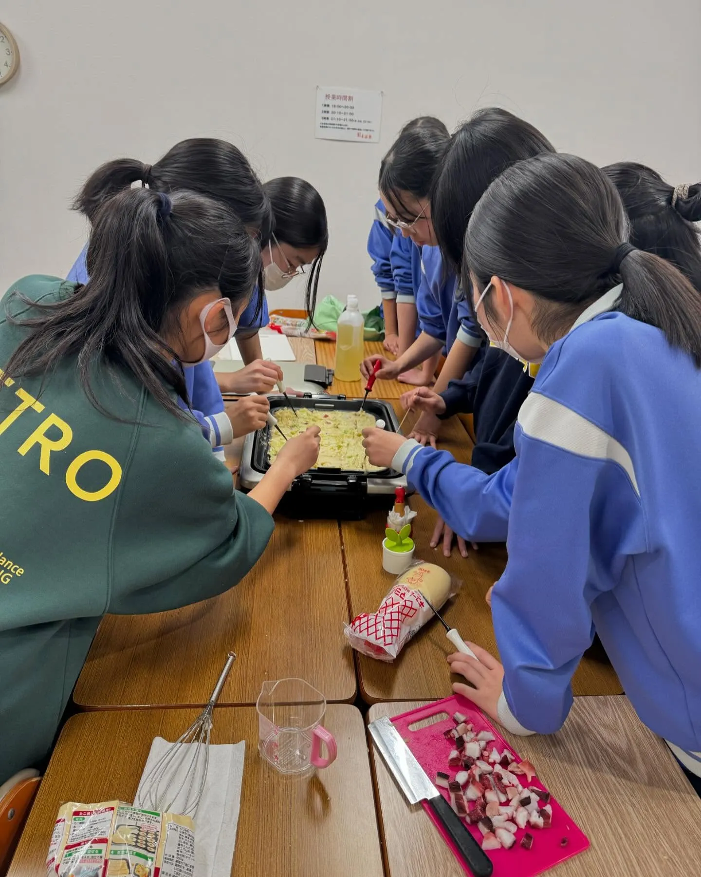 中2のタコパ🐙