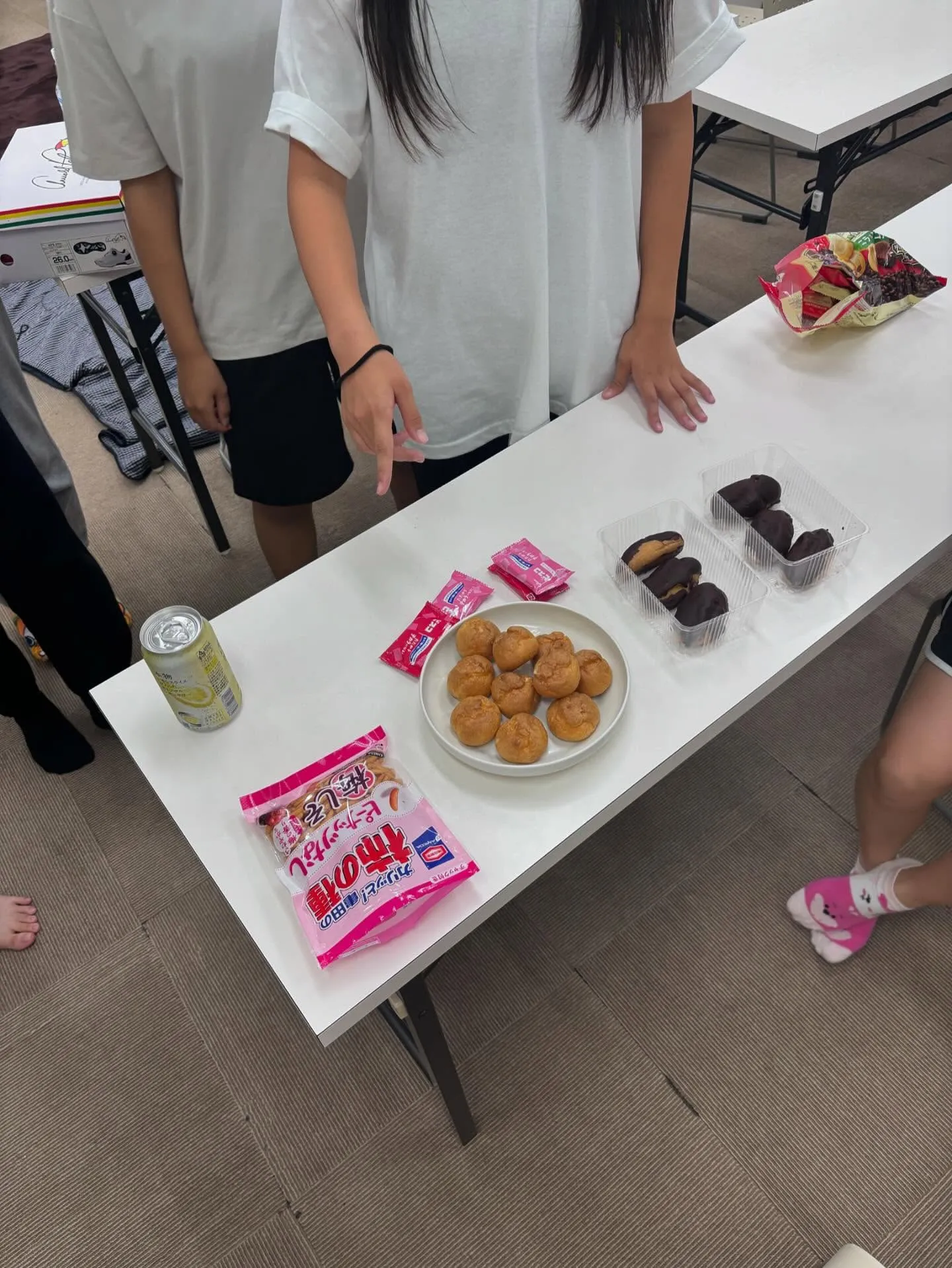 中3夏休み最後の思い出作りに、塾でのお泊まり会をしました🌃