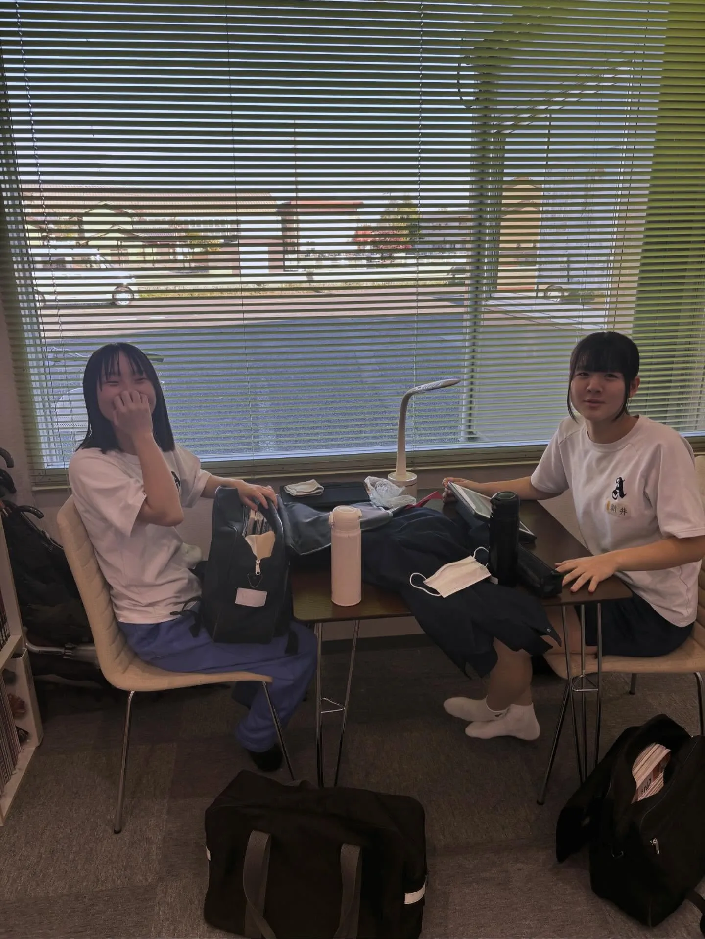 定期テスト1日目終了☑️