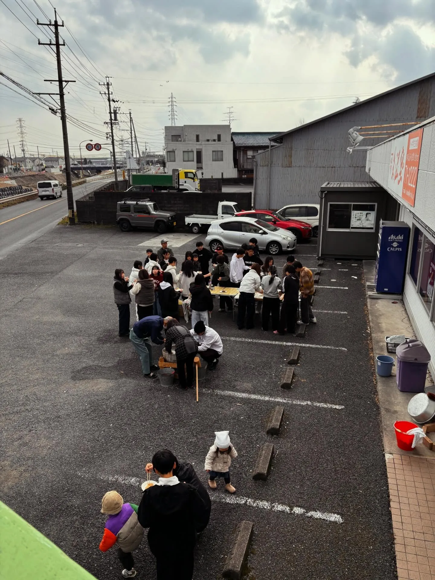 今年もみんなで餅つきしました🎵