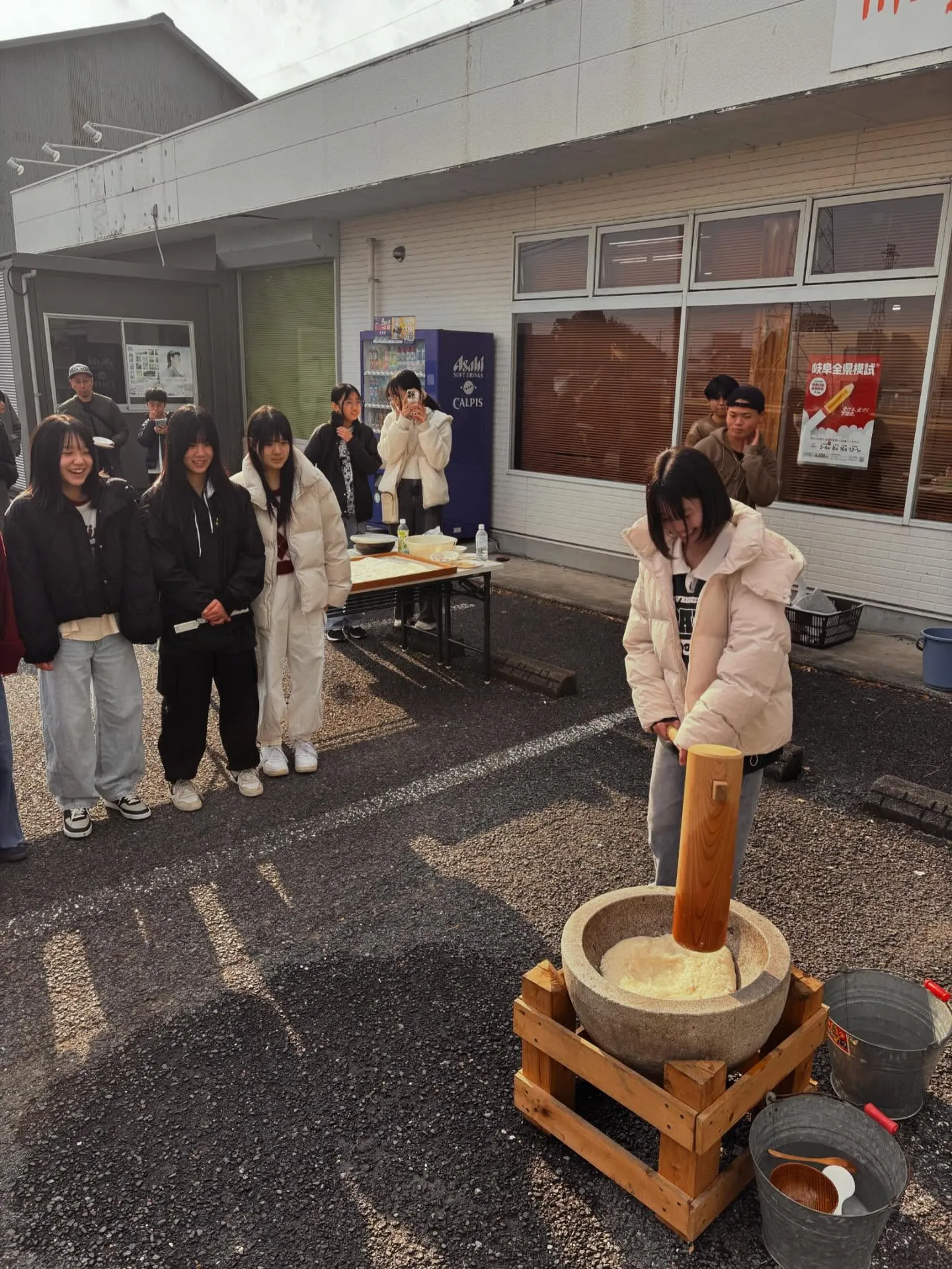 今年もみんなで餅つきしました🎵