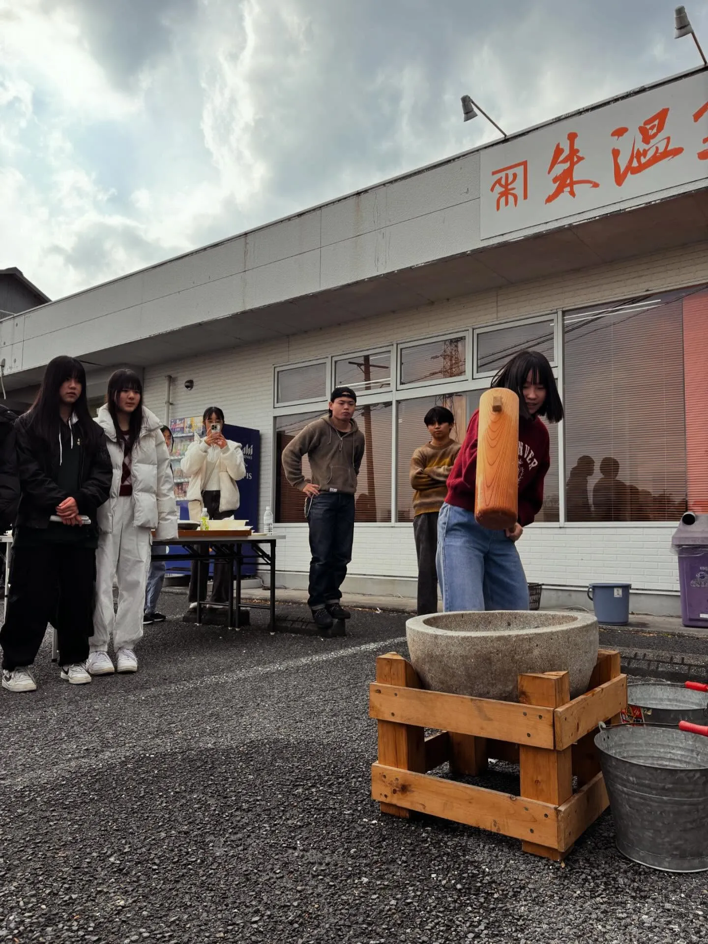 今年もみんなで餅つきしました🎵