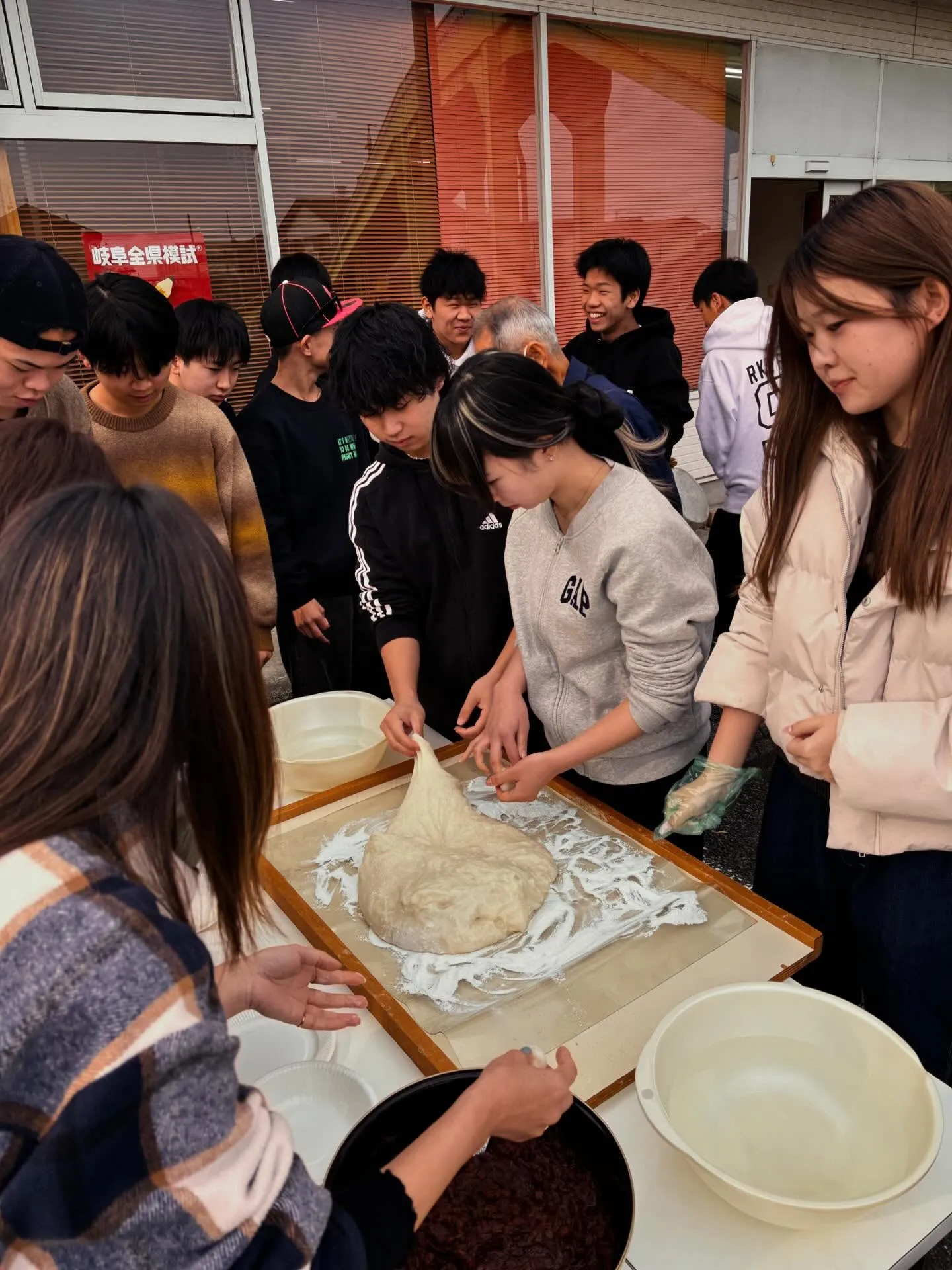 今年もみんなで餅つきしました🎵