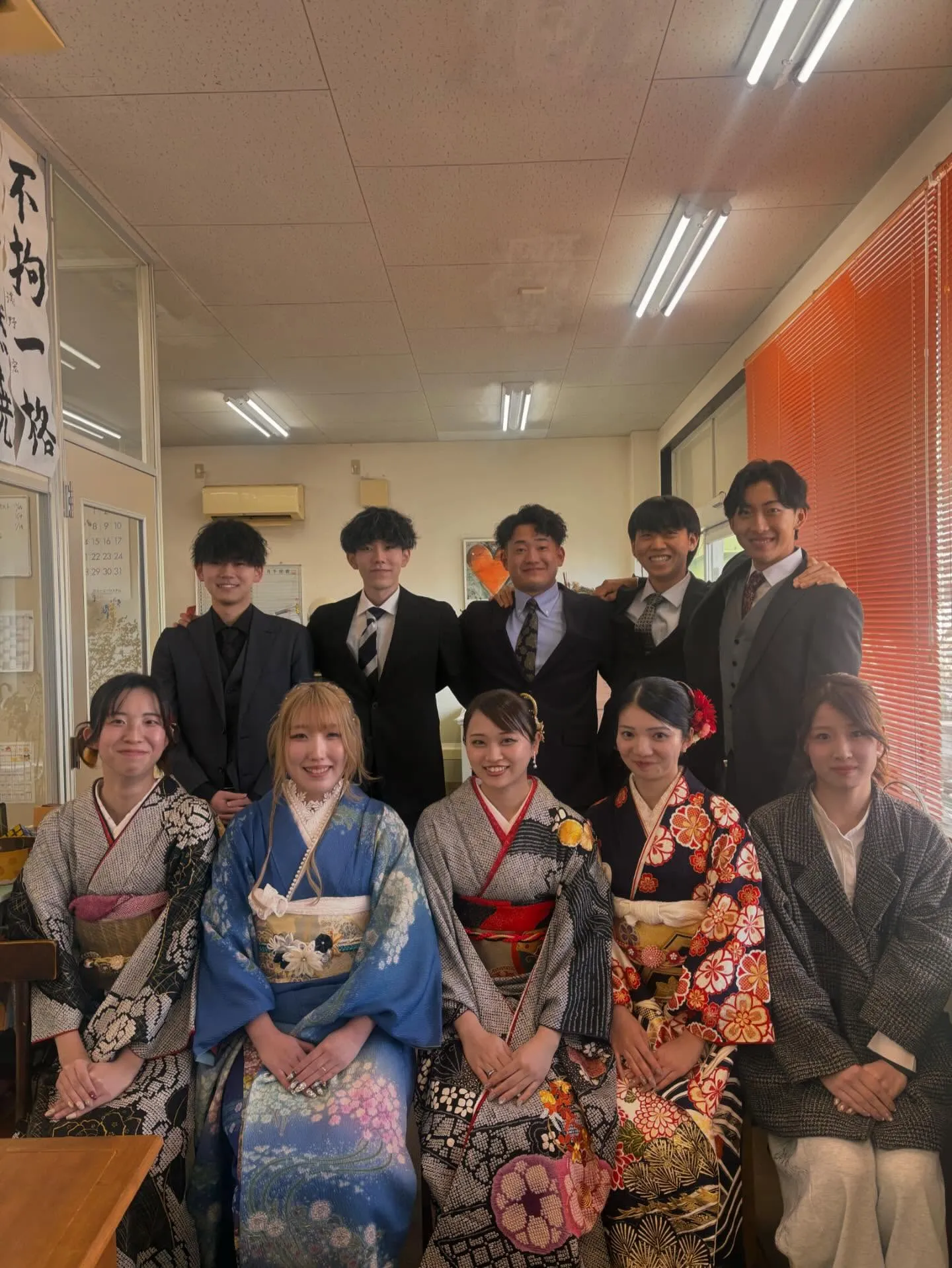 今年も新成人たちが来てくれました㊗️